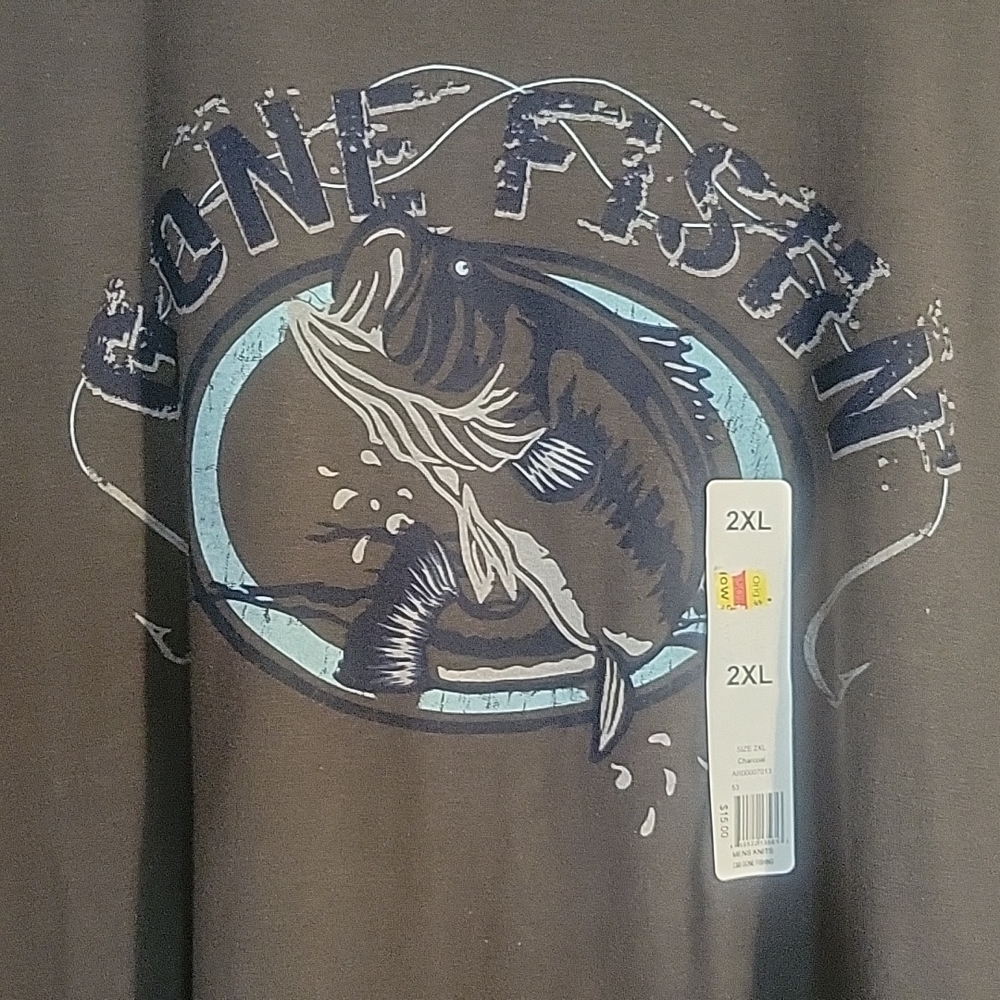 Croft & Barrow Men's Fishing T-shirt, Size XXL - Picture 2 of 3